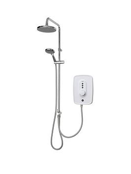 Product photograph of Triton Danzi Duelec 10 5kw Electric Shower from very.co.uk