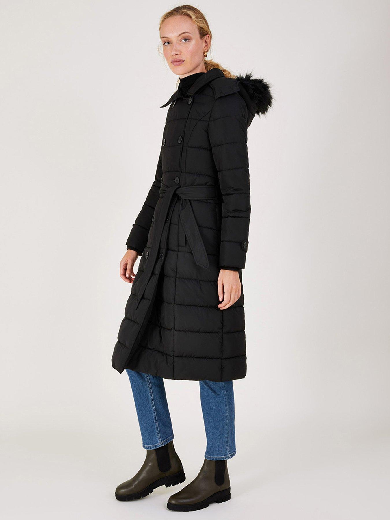 Monsoon black cheap puffer coat