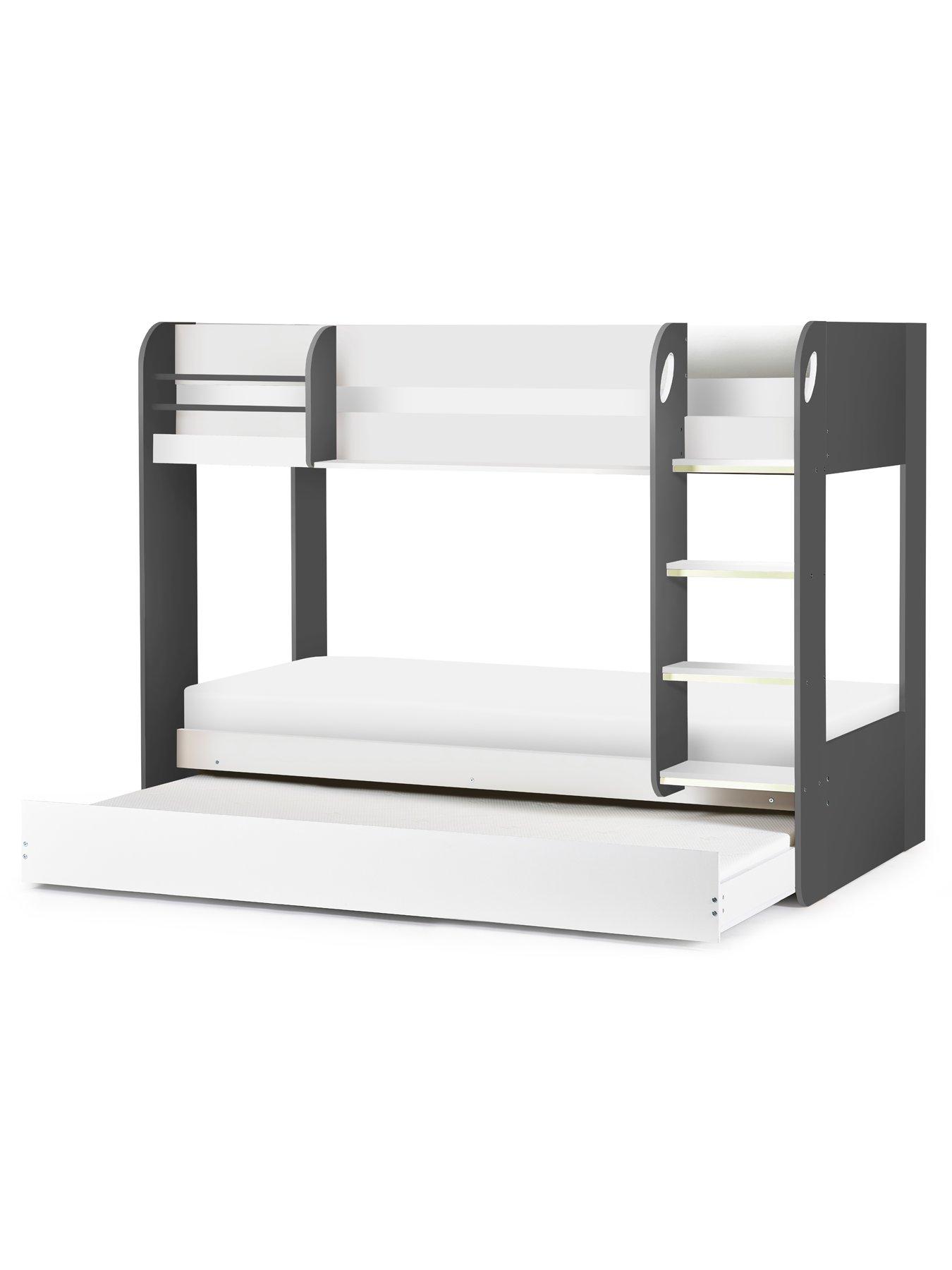 Image 2 of 5 of Julian Bowen Mars Bunk and Pull Out&nbsp;Underbed - Charcoal/White