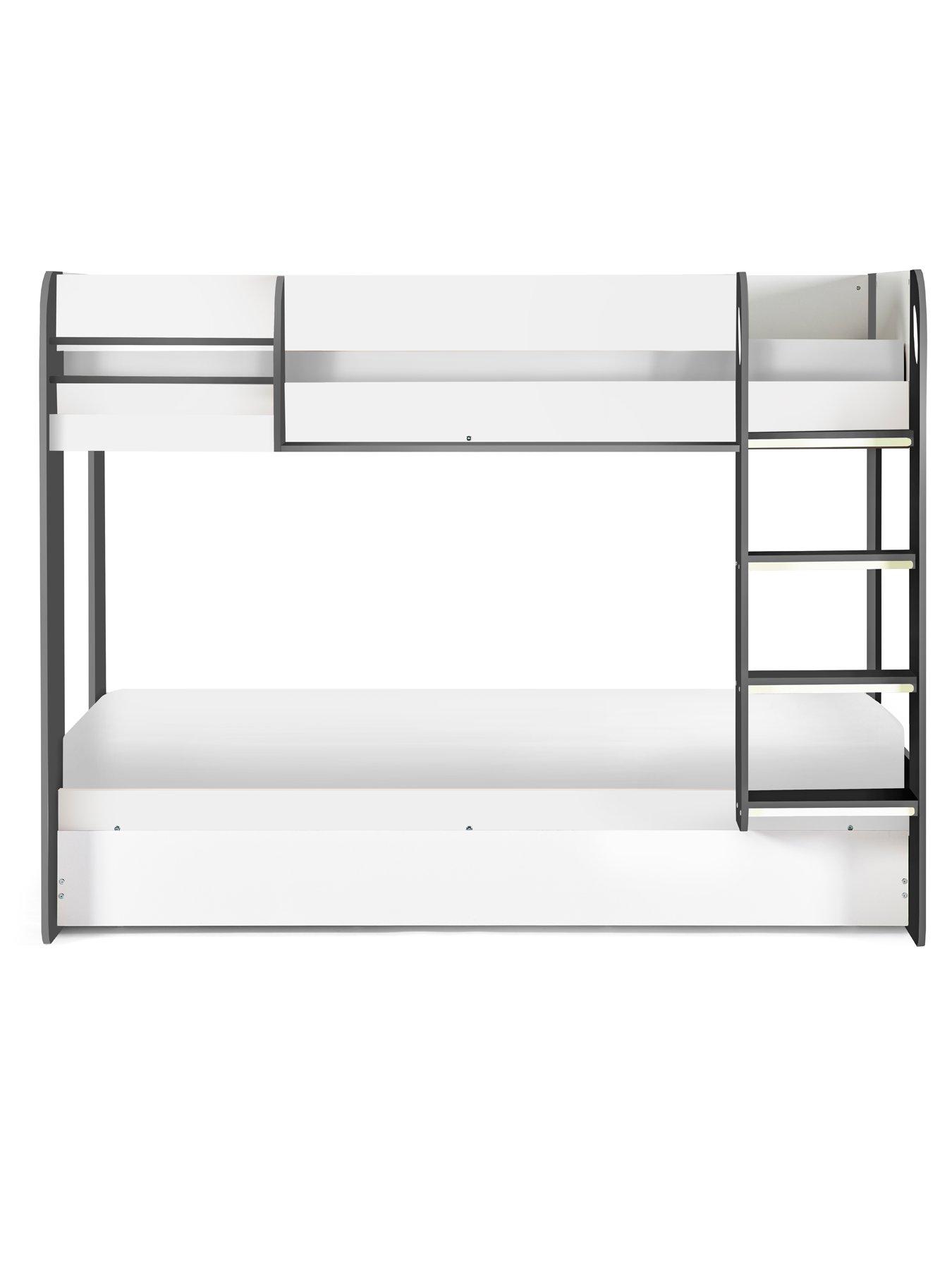 Image 3 of 5 of Julian Bowen Mars Bunk and Pull Out&nbsp;Underbed - Charcoal/White