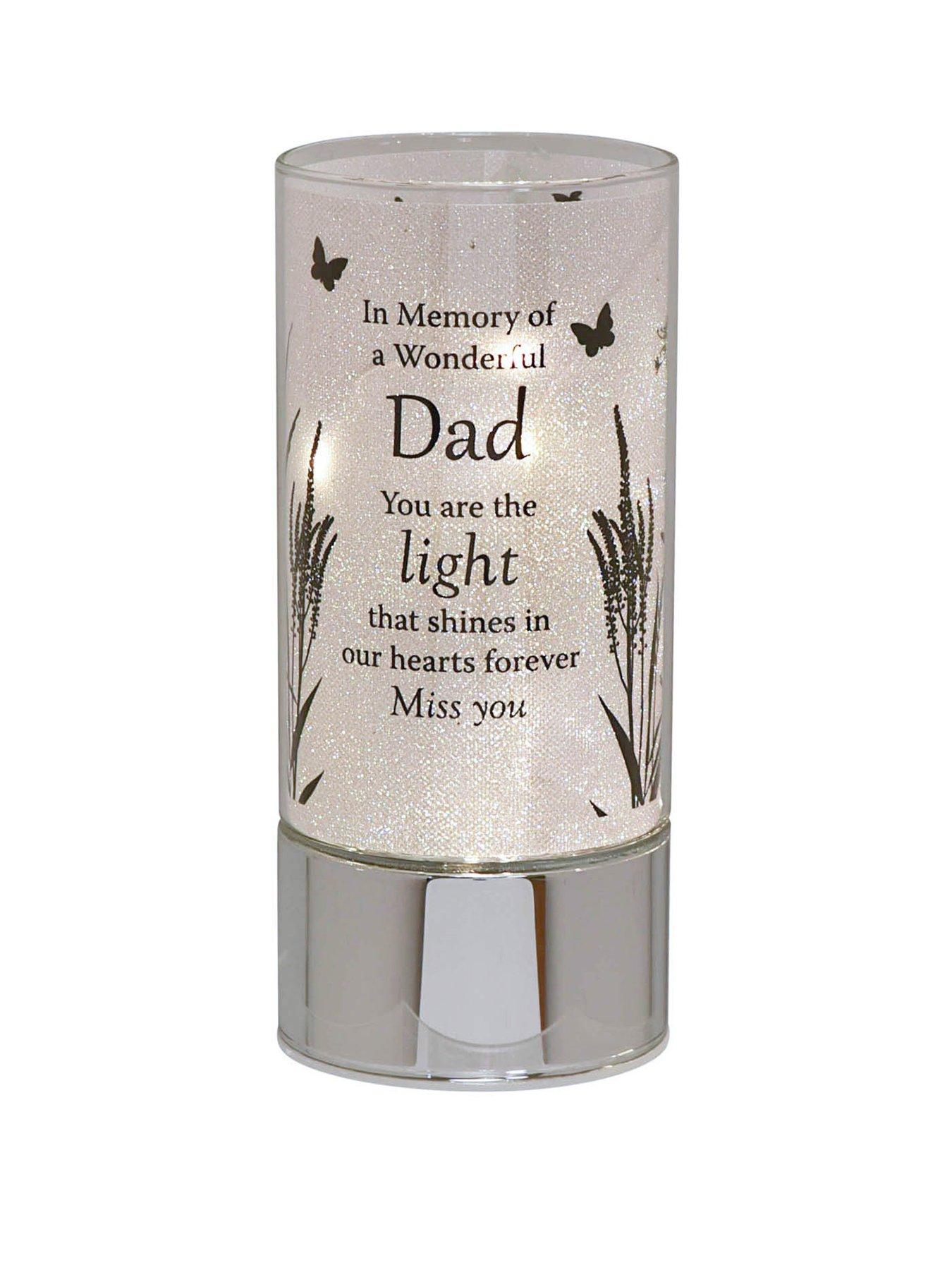 Product photograph of In Memory Of A Wonderful Dad Light Tube from very.co.uk