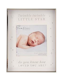 Product photograph of Twinkle Twinkle Little Star Photo Frame from very.co.uk
