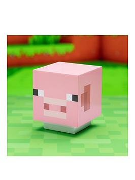 Product photograph of Minecraft Pig Light With Sound from very.co.uk