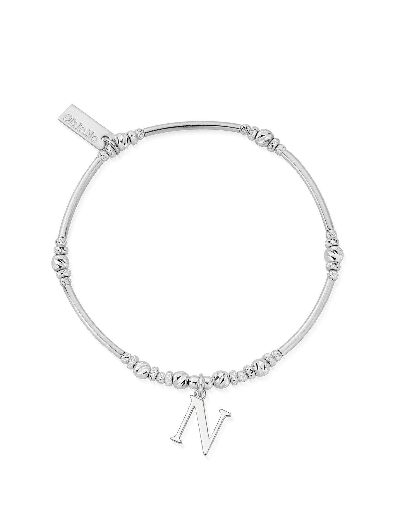 undefined Silver Iconic Initial Bracelet