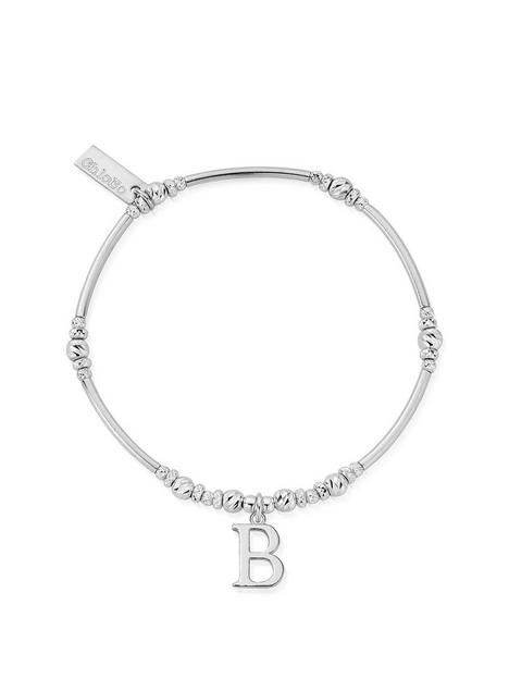 chlobo-silver-iconic-initial-bracelet