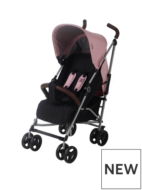my-babiie-dusty-pink-lightweight-stroller