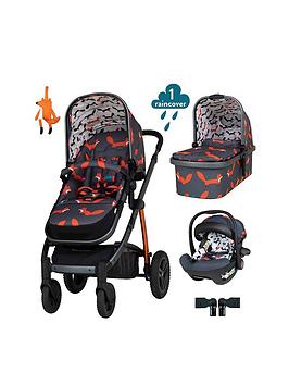 Cosatto Wow 2 Travel System Pushchair Bundle - Charcoal Mister Fox