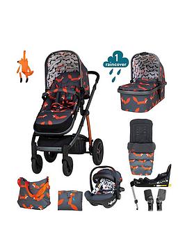 Cosatto Wow 2 Everything Pushchair Bundle - Charcoal Mister Fox