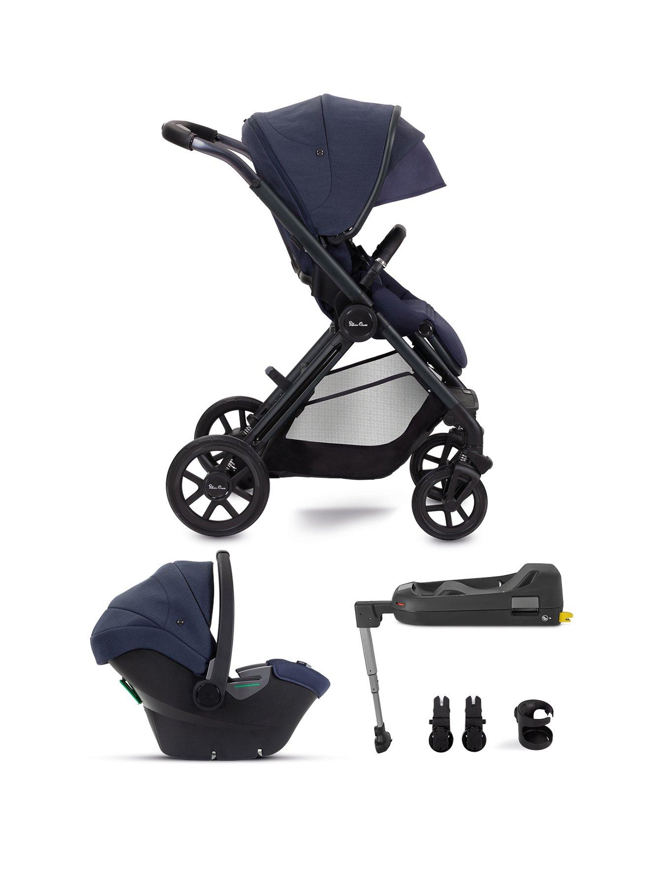 Silver Cross Reef Travel Pack including pushchair, Dream iSize car