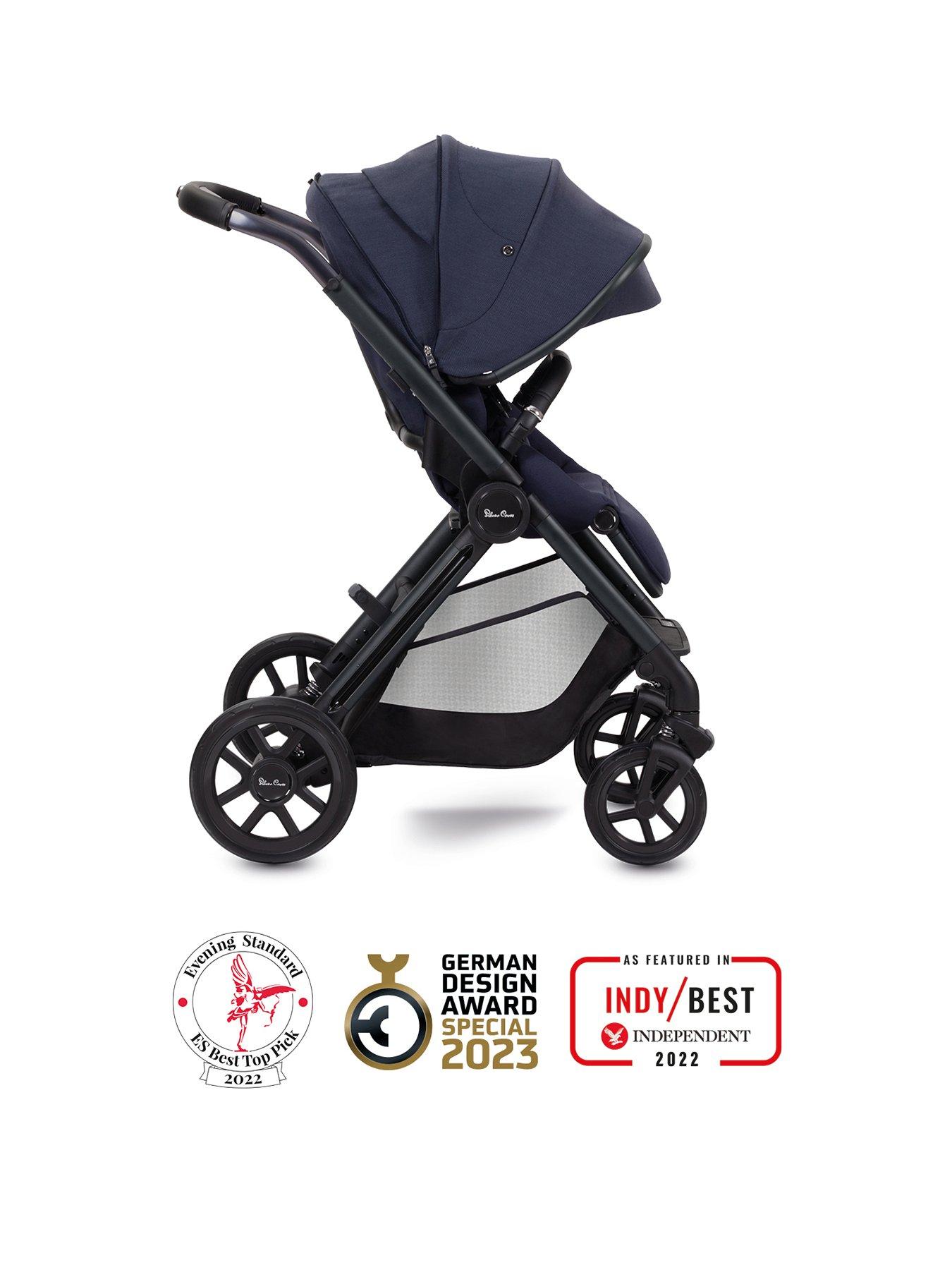 Silver Cross Reef Travel Pack including pushchair, Dream iSize car