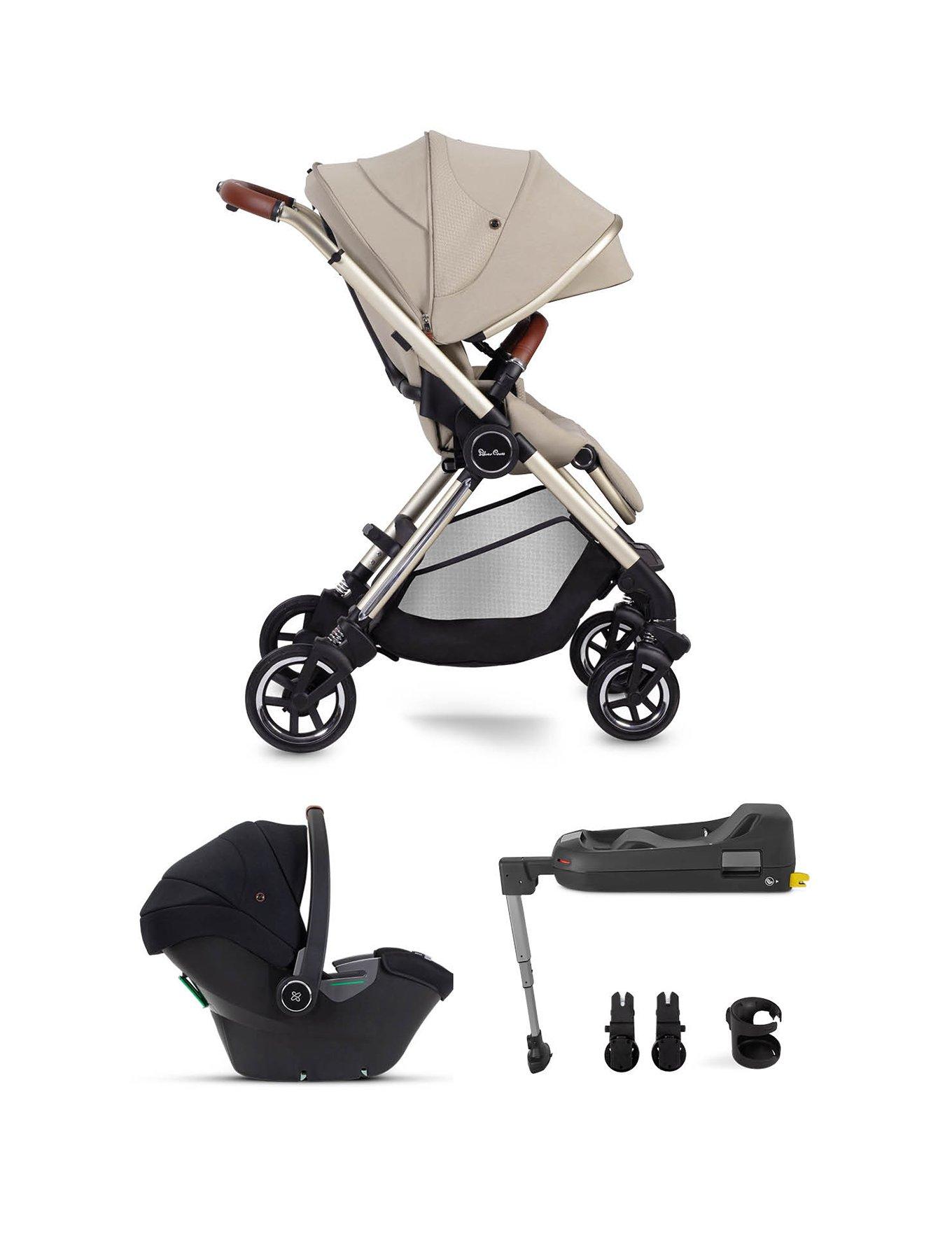 Silver Cross Dune Travel Pack including pushchair, Dream iSize car
