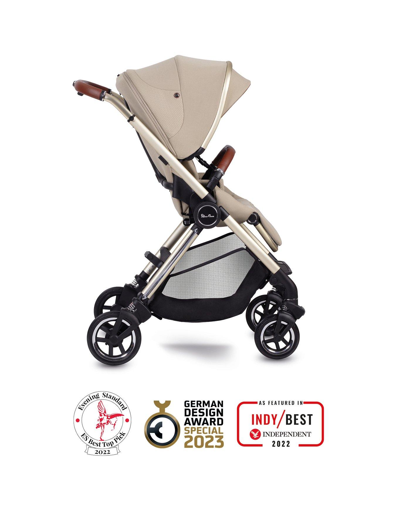 Silver Cross Dune Travel Pack including pushchair, Dream iSize car