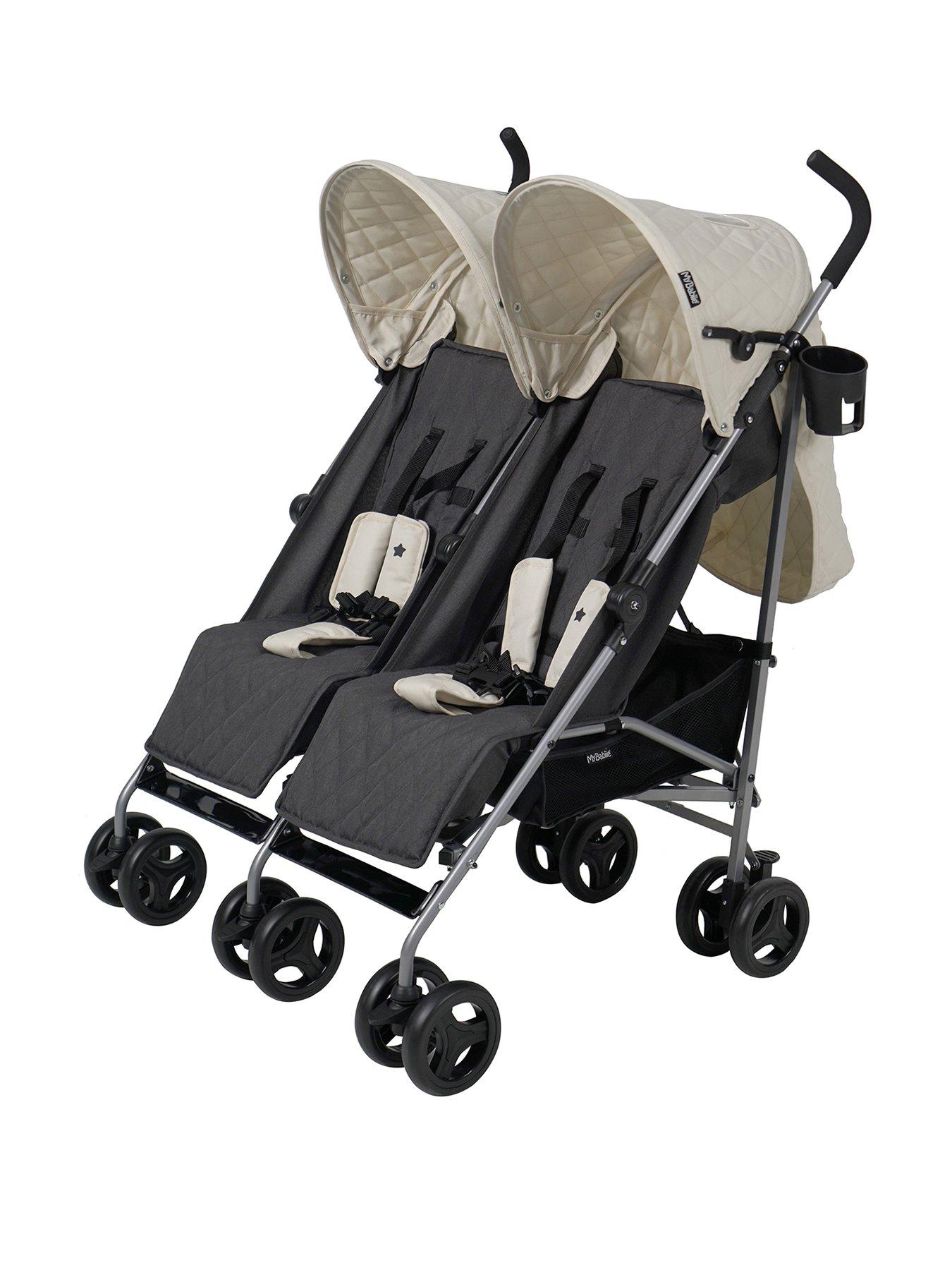 double pram lightweight