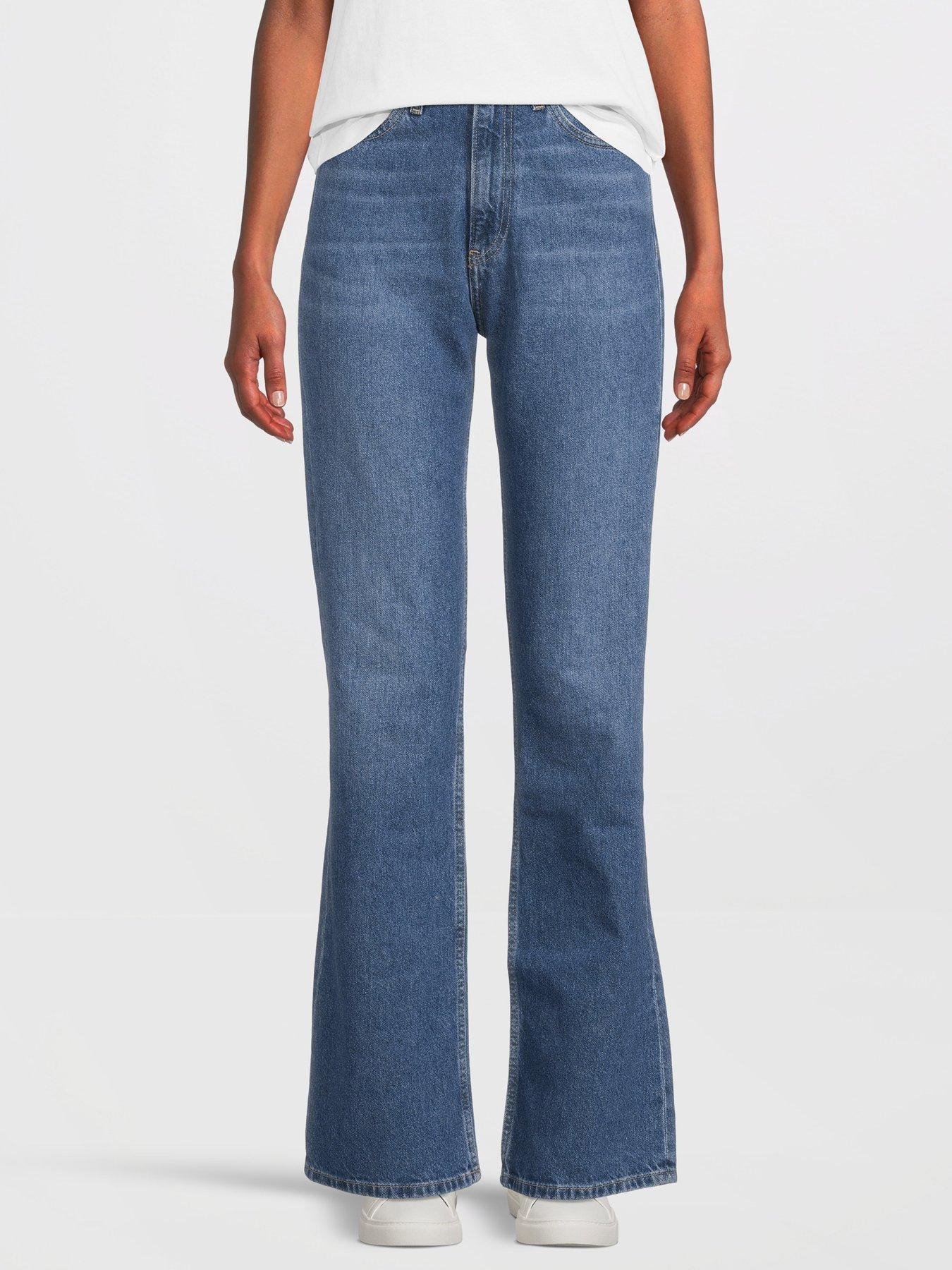 women's bootcut high rise jeans