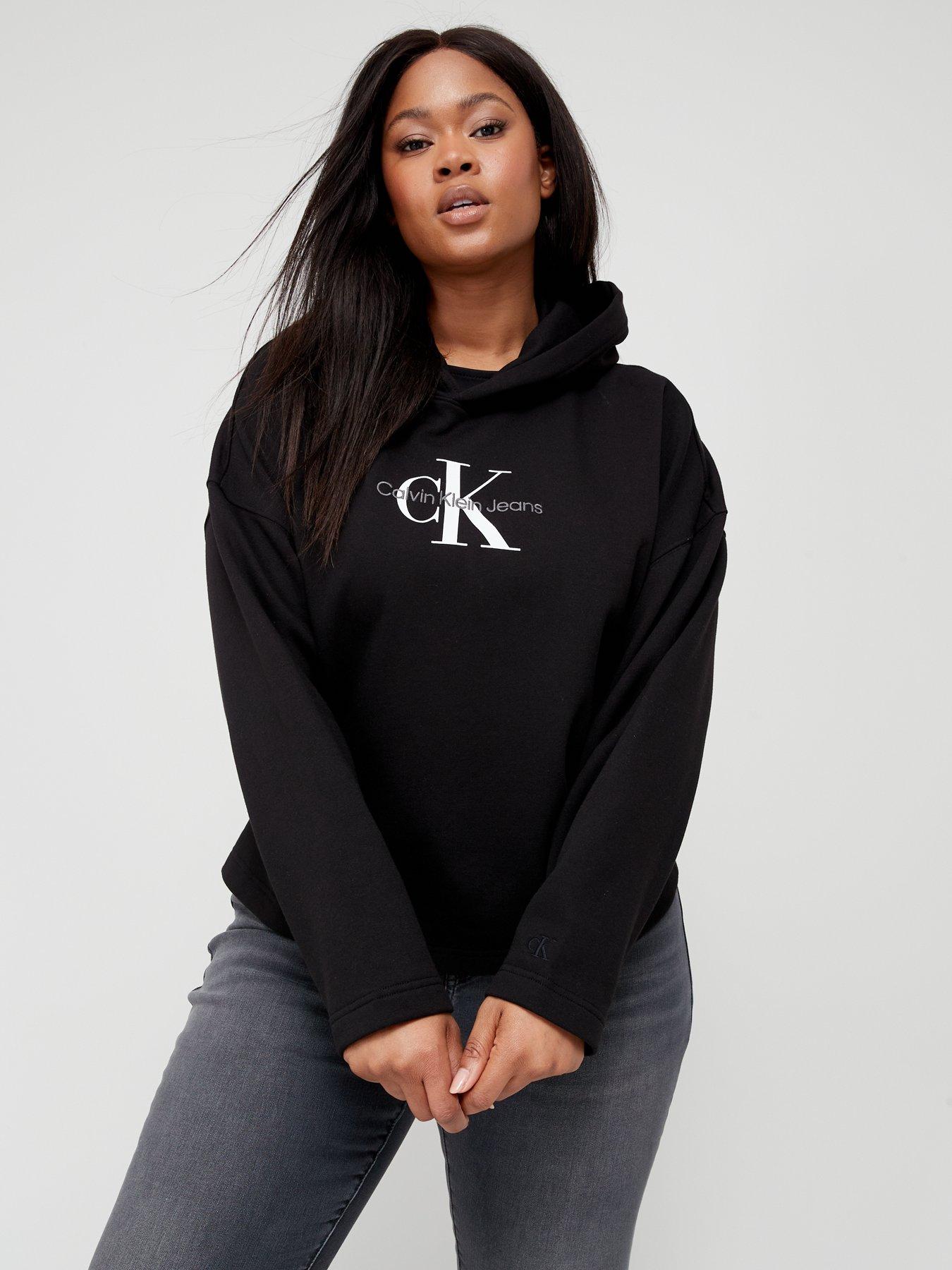 Womens calvin on sale klein hoody