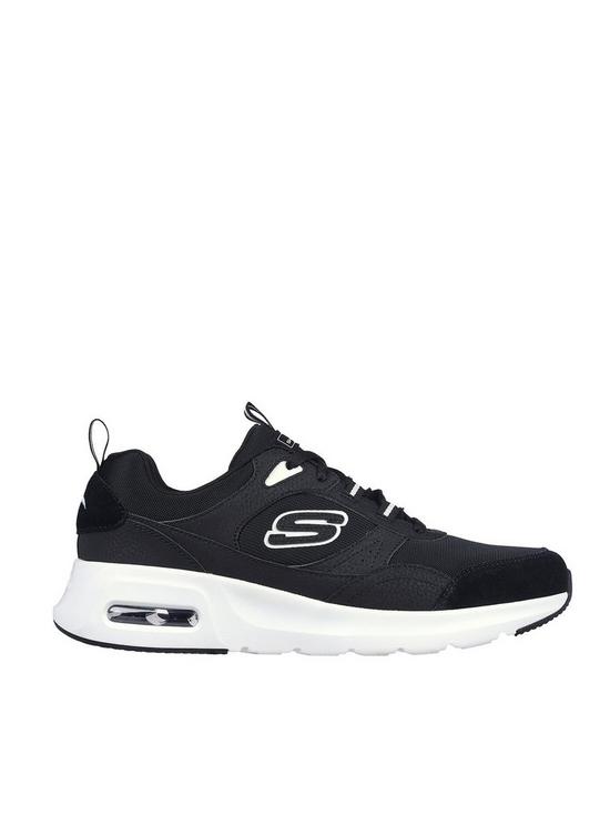 Skechers Skech-Air Court Suede Overlay Lace-Up Trainer | very.co.uk