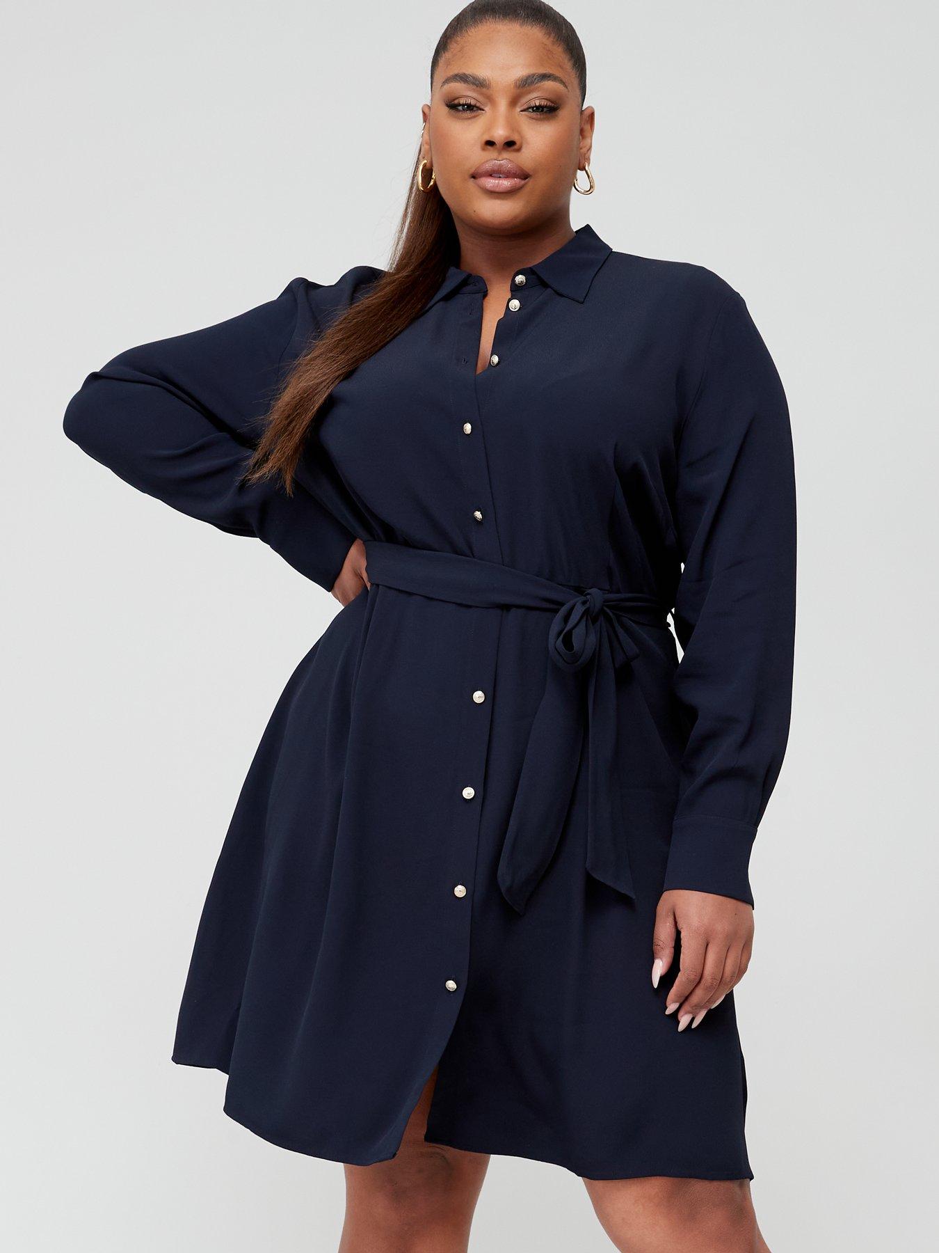 Tommy hilfiger deals navy blue dress