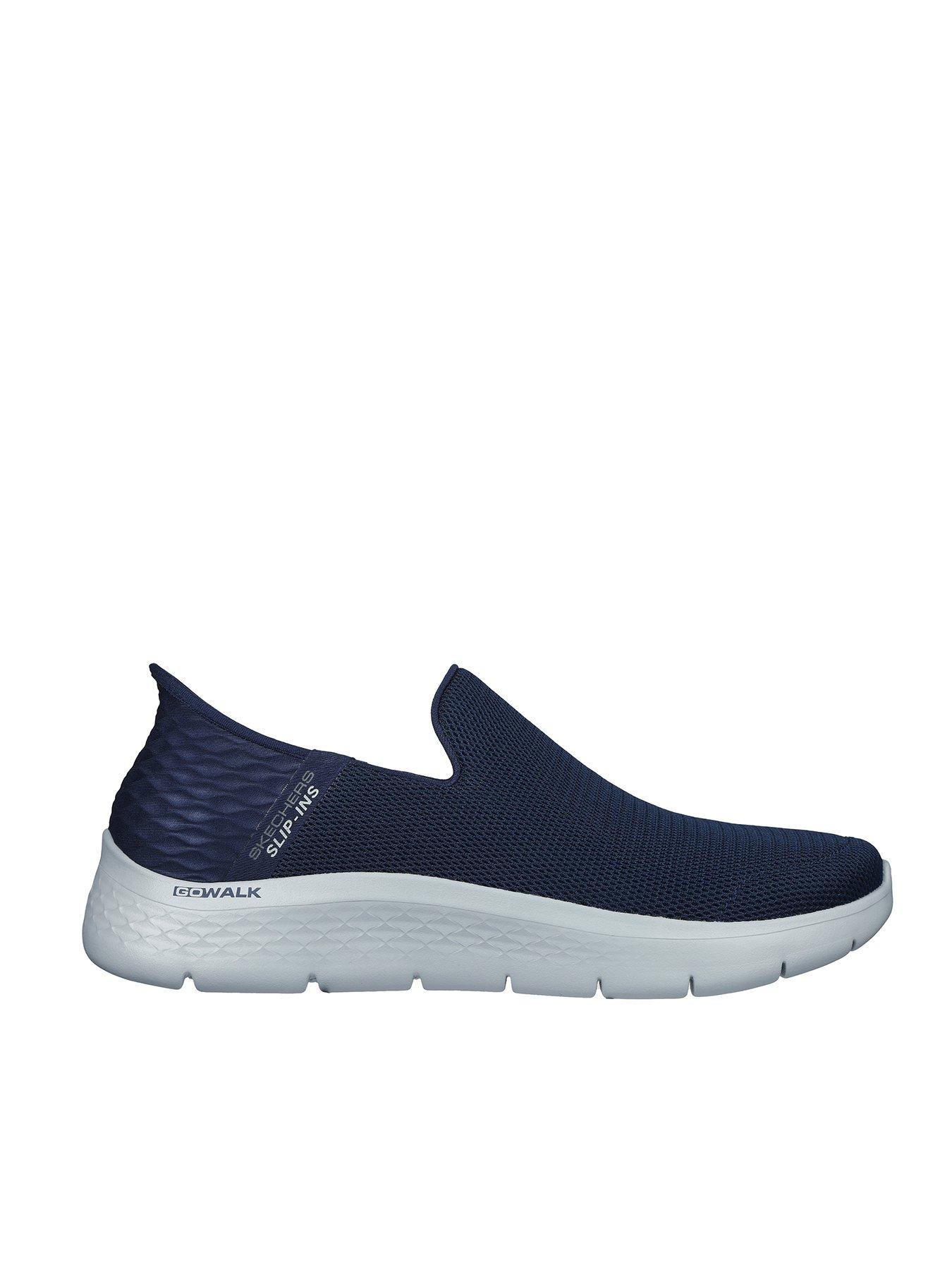 Navy blue store go walk skechers