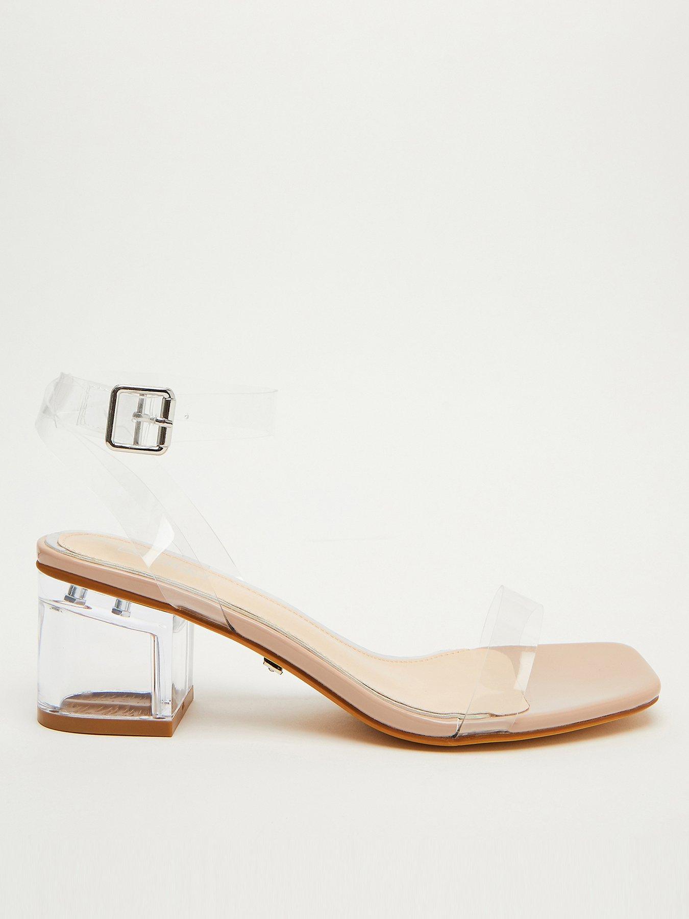 Clear sales low heels