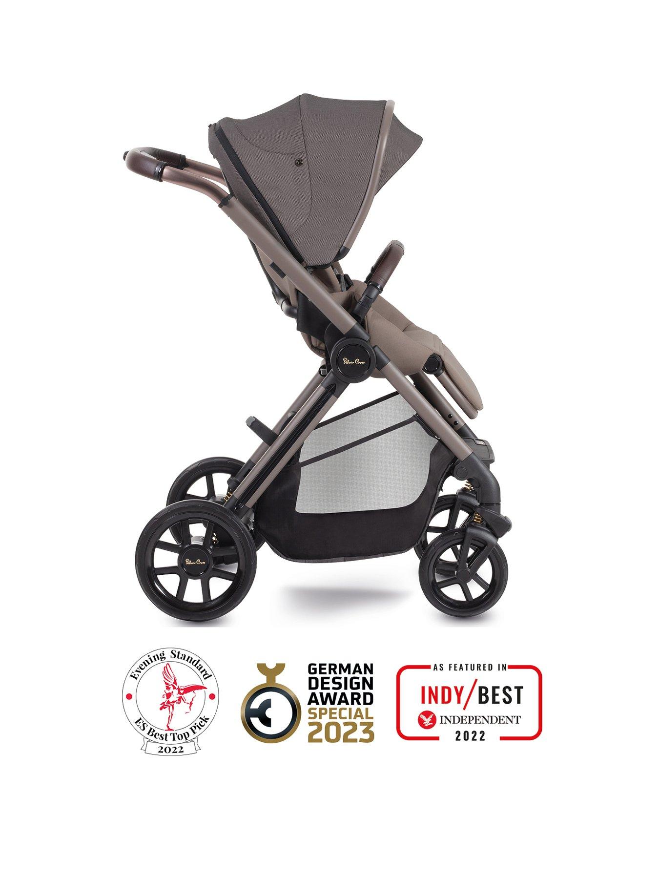 The entertainer silver clearance cross pram