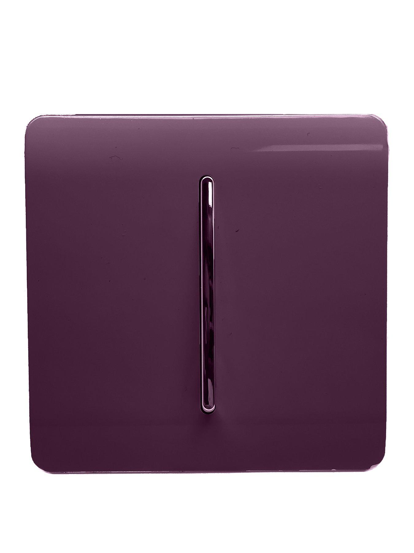 Product photograph of Trendiswitch 1g 3w Intermediate Lightswitch Plum from very.co.uk