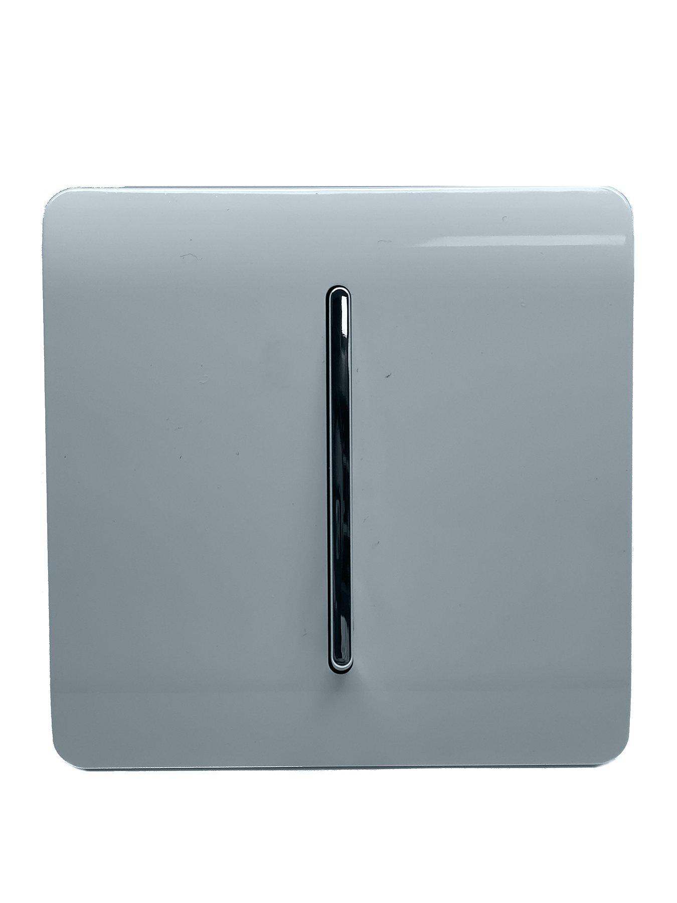 Product photograph of Trendiswitch 1g 3w Intermediate Lightswitch Cool Grey from very.co.uk