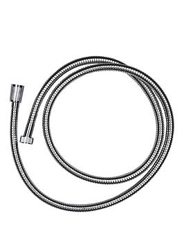 Product photograph of Aqualona Stretched Metal Shower Hose from very.co.uk