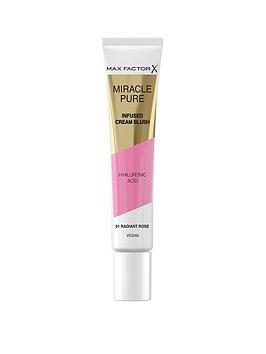 max factor miracle pure moisturising cream blush