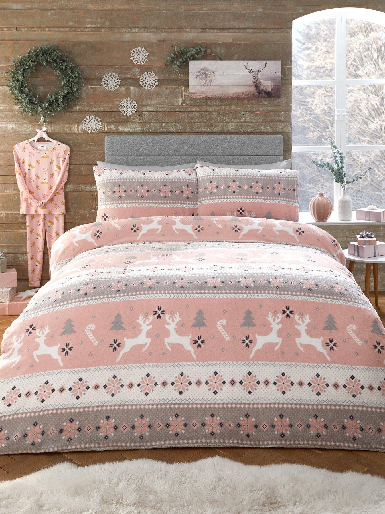 Fleece Christmas Duvet Set atelieryuwa.ciao.jp