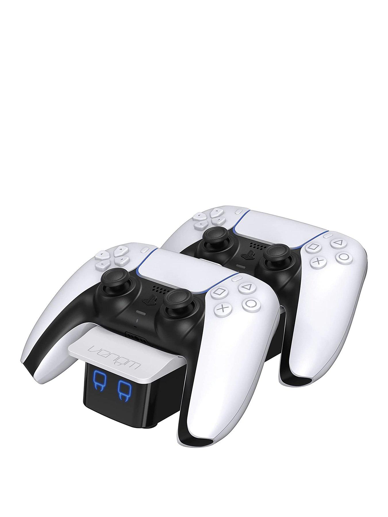 Image 1 of 6 of Venom White Ps5 Twin  Docking Station