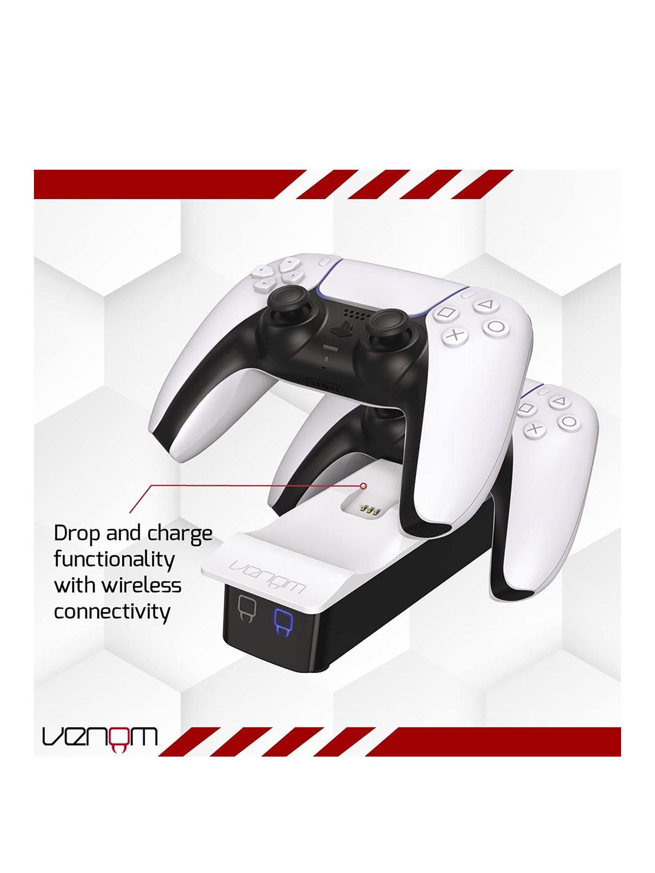 Image 2 of 6 of Venom White Ps5 Twin  Docking Station
