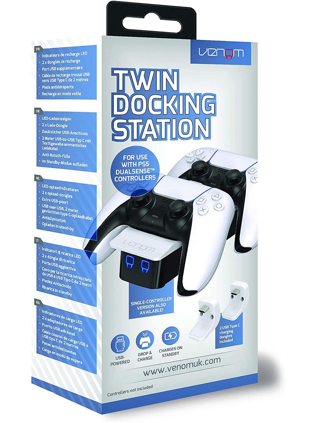 Image 6 of 6 of Venom White Ps5 Twin  Docking Station