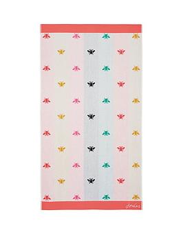 Product photograph of Joules Rainbow Bee Towel Range from very.co.uk