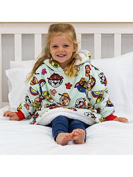 Product photograph of Paw Patrol Pupster Wearable Hugzee Hooded Fleece - Small - Multi from very.co.uk