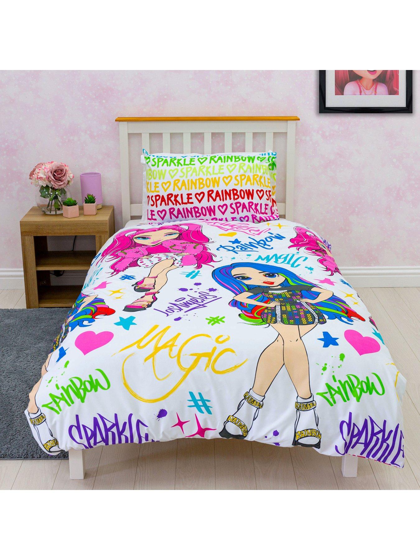 Rainbow High Glow Single Duvet Set Multi very.co.uk