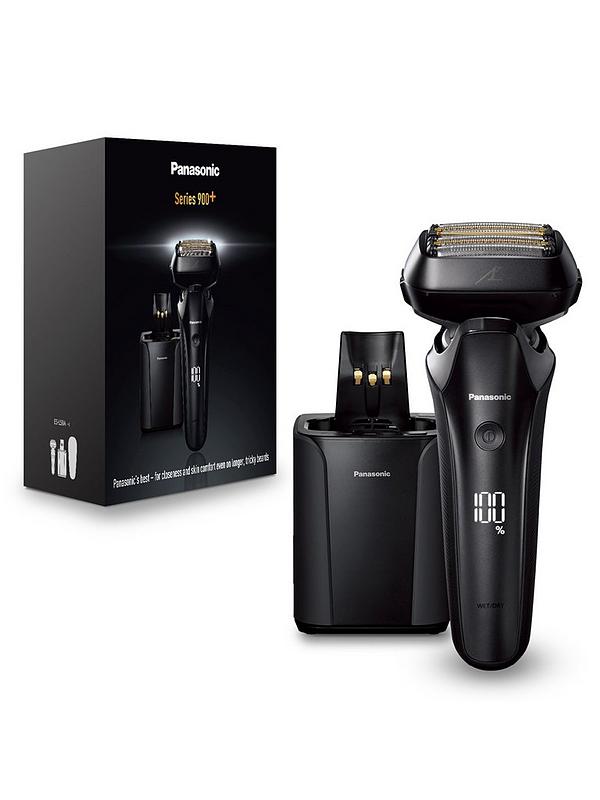 Image 2 of 4 of Panasonic ES-LS9A Wet &amp; Dry 6-Blade Electric Shaver for Men - Precise Clean Shaving with Cleaning &amp; Charging Stand