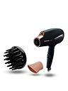 Image thumbnail 1 of 5 of Panasonic EH-NA9J Advanced Folding Hair Dryer with Diffuser, Nanoe &amp; Double Mineral Technology - Reduces Damage and Split Ends