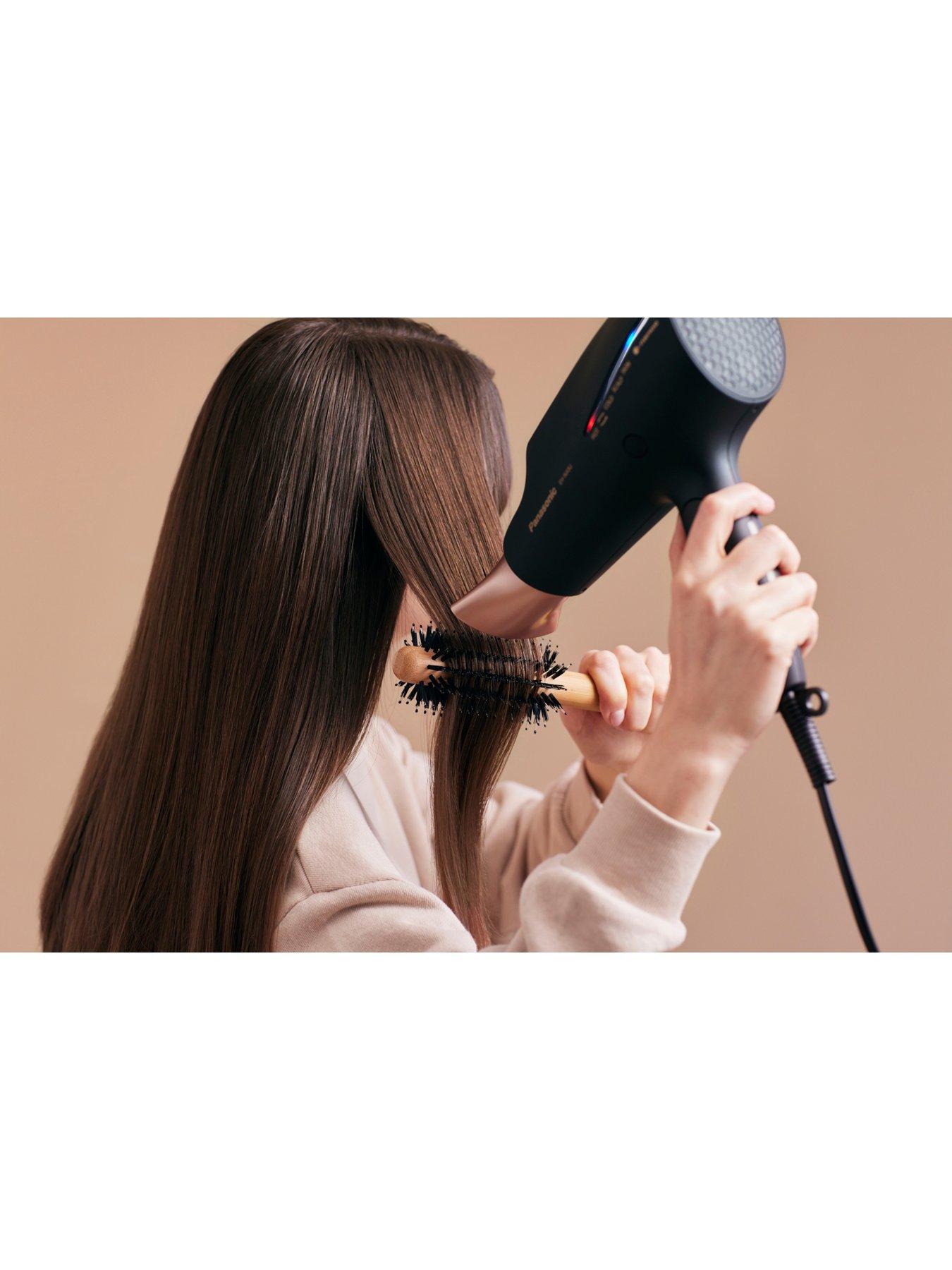Panasonic EHNA9J Advanced Folding Hair Dryer with Diffuser, Nanoe