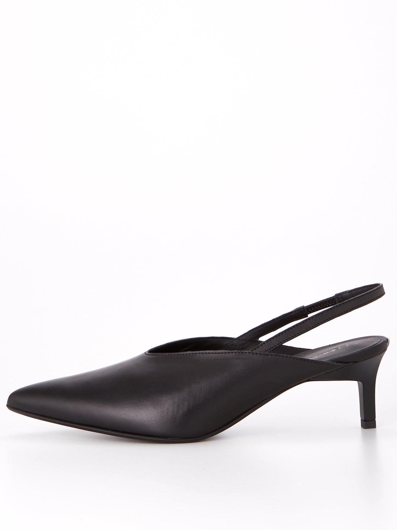 calvin klein low heel shoes
