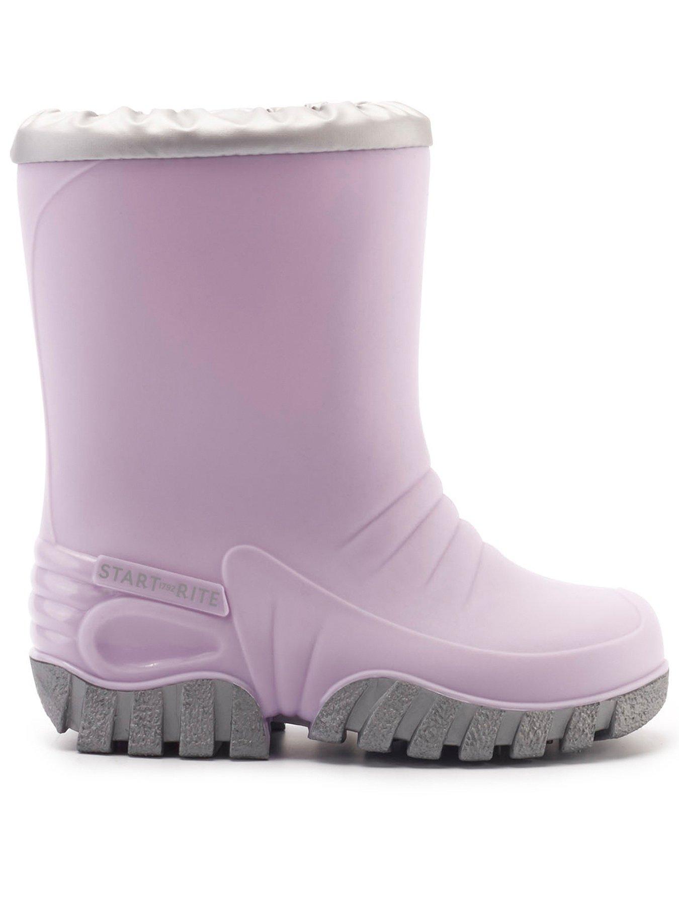 Girls purple outlet wellies