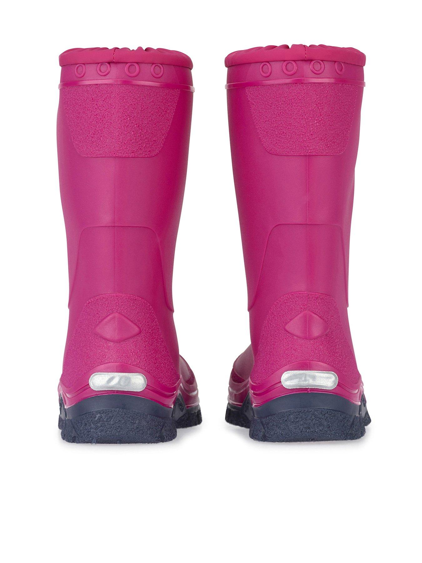 Girls hot sale lined wellies