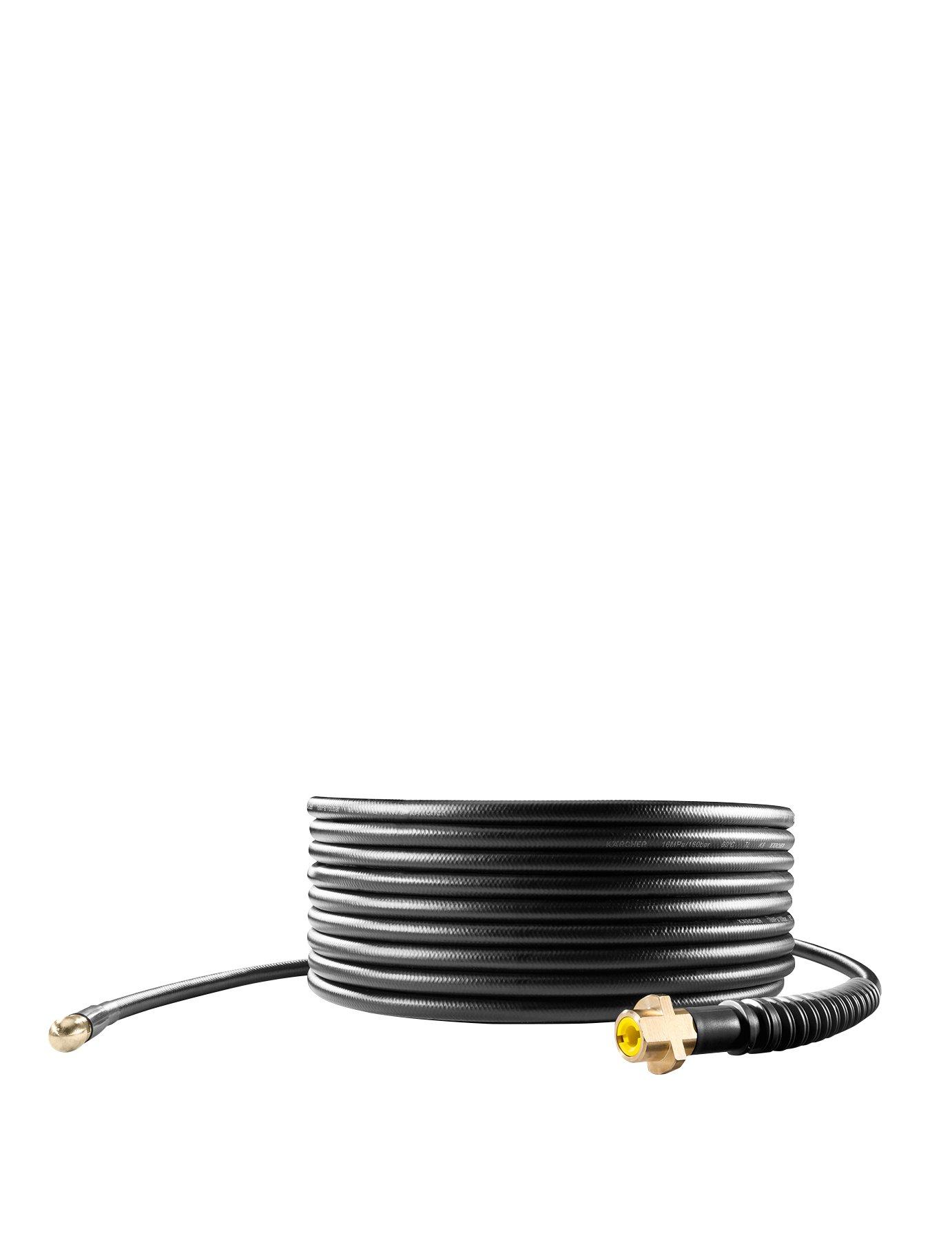 Product photograph of Karcher 7 5m Drain Cleaning Kit from very.co.uk