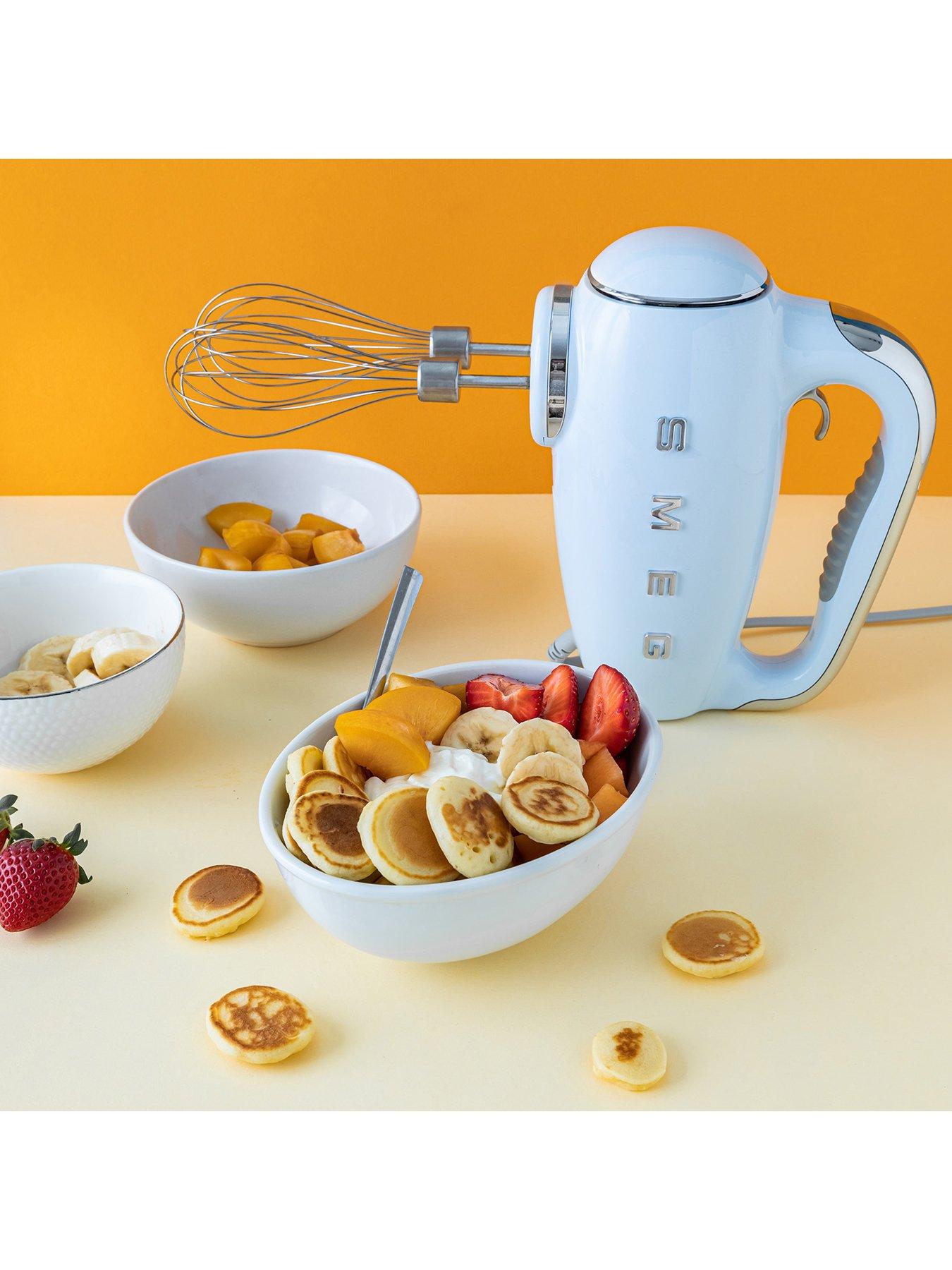 Image 5 of 6 of Smeg HMF01 Retro Style Hand Mixer with Turbo Function, 250W - Pastel Blue