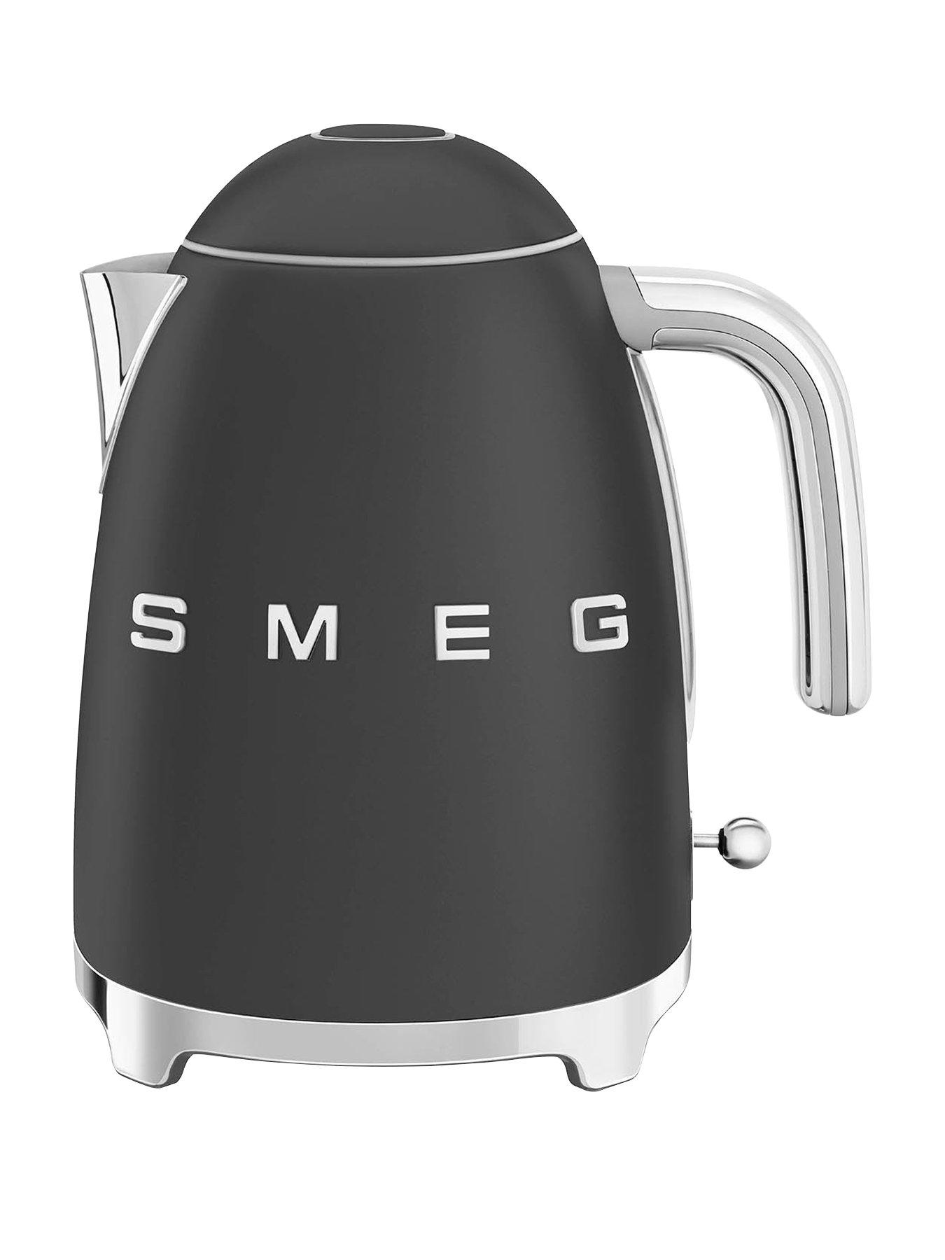 Smeg KLF03 Retro Style Jug Kettle, 300W, 1.7L - Matte Black