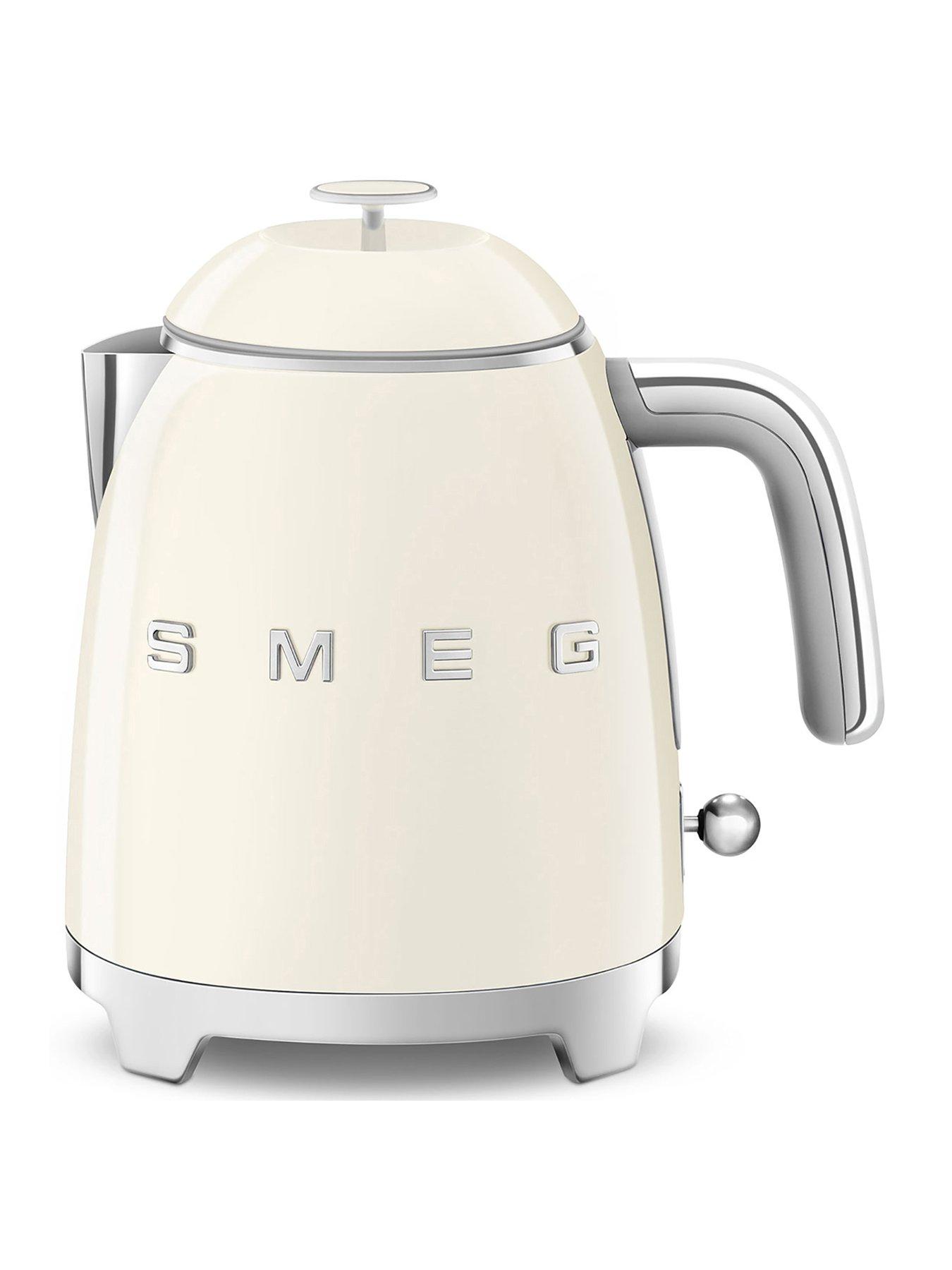 Smeg KLF05 Retro Style 0.8L Mini Kettle, 1400W - Cream