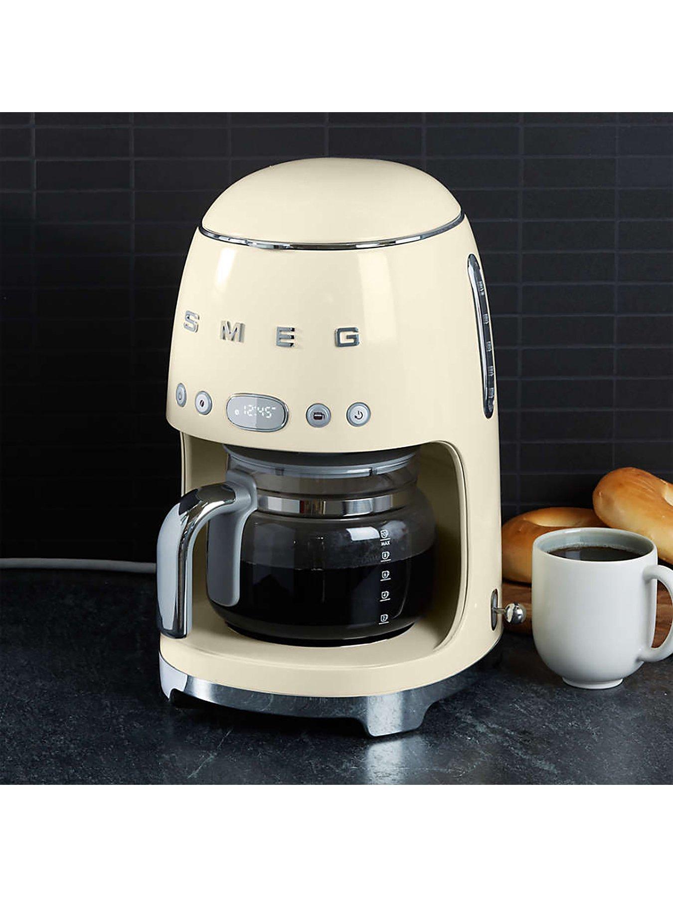 Image 5 of 6 of Smeg DCF02 Retro Style Drip Coffee Machine, 1.4 Litre Tank- Cream