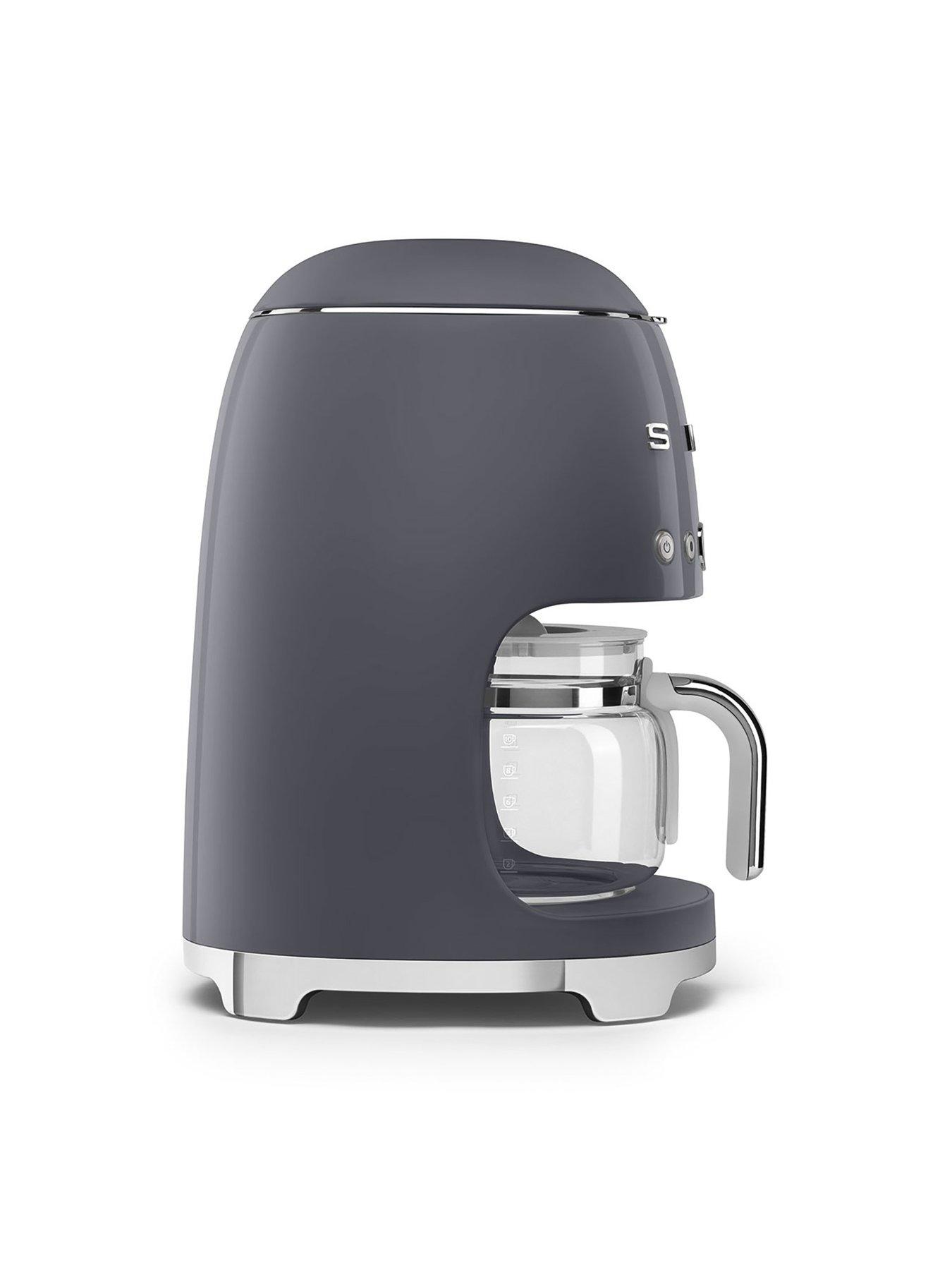 Image 3 of 5 of Smeg DCF02 Retro Style Drip Coffee Machine, 1.4 Litre Tank - Slate Grey