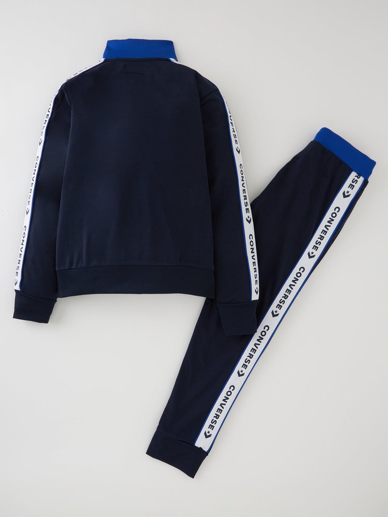 Men's navy converse tracksuit new arrivals