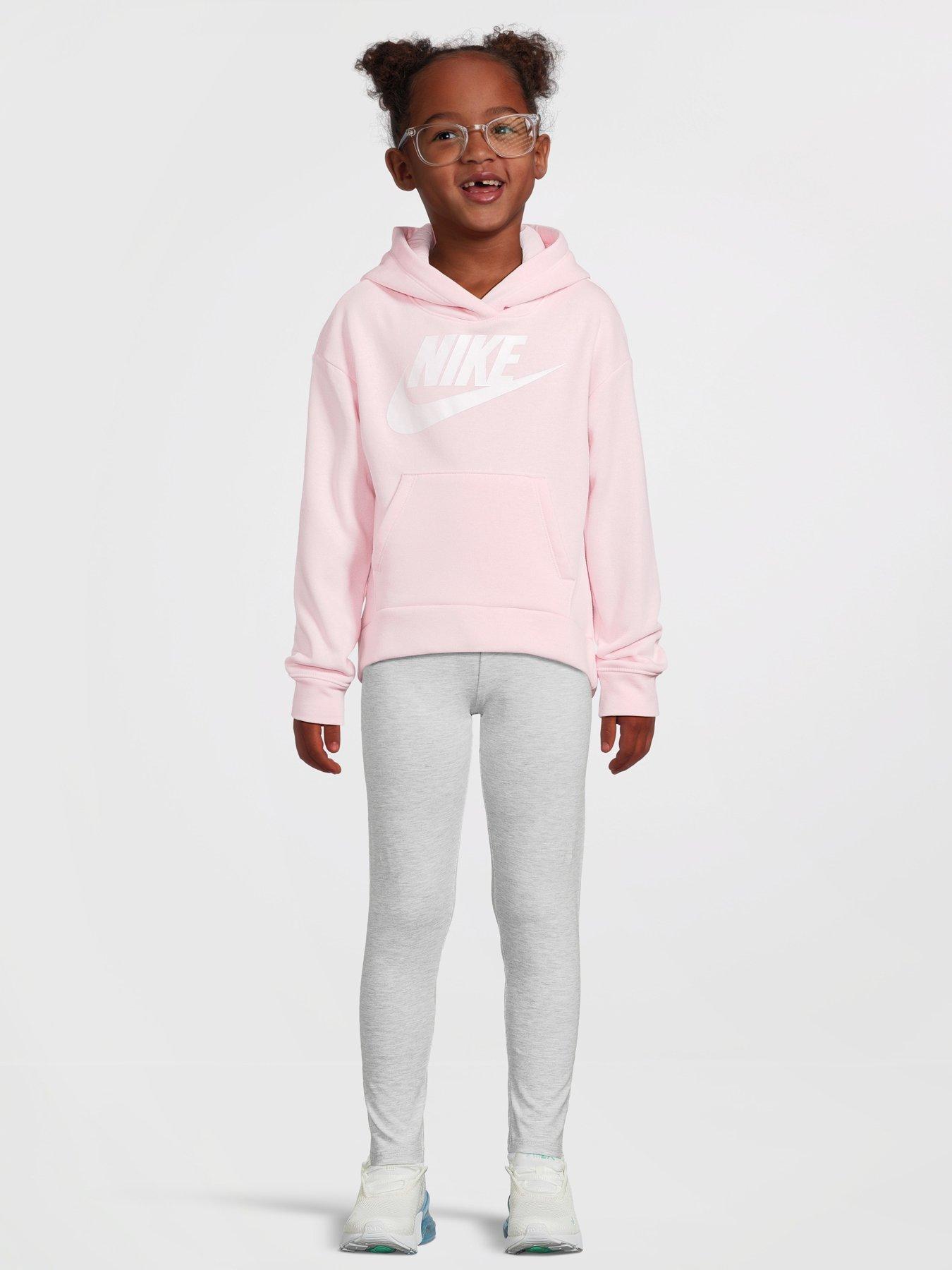 Nike Kids Girls Club Overhead Hoody Pink Very