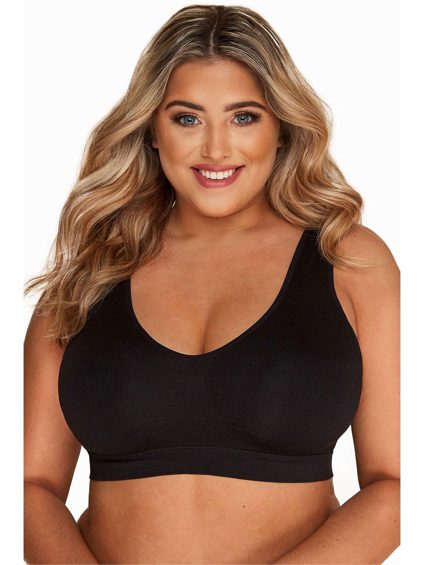 Image 2 of 3 of Yours 2pk Seamless Unpadded Bra Multi
